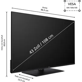 JVC LT-43VUQ3455 43" QLED 4K UHD Smart TV