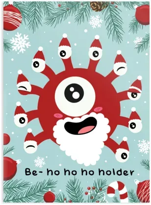 Crit Stones Behohoholder Greeting Card