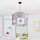 Paco Home Deckenlampe Kinder Pendelleuchte Kinderzimmer Stoffschirm Rund Bunt Baby E27 Pendelleuchte - Schwarz, Pink (ø45,5cm) - Paco Home