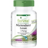 Mariendistel-Extrakt - 100 Kapseln - 80% Silymarin - Leber - VEGAN | fairvital