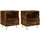 vidaXL Nachtschrank 2 Stk. Räuchereiche 40 x 35 x 47,5 cm Braun