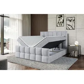 altdecor BOXBETT RICAR-Z - 160 x 200 - H4 - Hellgrau