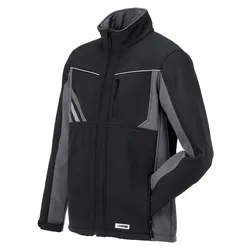 Softshelljacke "HIGHLINE" - XS - schwarz/schiefer/zink