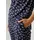 Aniston SELECTED ANISTON SELECTED, Damen, Gr. 38, N-Gr, blau (dunkelblau, weiß), Single Jersey, Obermaterial: 95% Viskose, 5% Elasthan, bedruckt, figurumspielend wadenlang, V-Ausschnitt, Overalls Jumpsuit, mit Palmen bedruckt, Topseller
