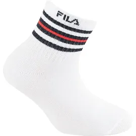 Fila Kurzsocken FILA, Mädchen, Gr. 23-26, schwarz, weiß, grau, Baumwollmischung, Socken, Cotton-Mix, mit Rippenbündchen