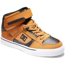 DC Shoes Pure High-Top Ev Sneaker, Wheat/Black, 35 EU - 35 EU
