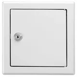 Upmann Revisionstür SOFTLINE sv 400x400 RAL9016 Zylinderschloss