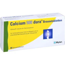MYLAN DURA GMBH Calcium 500 dura Brausetabletten 40 St.