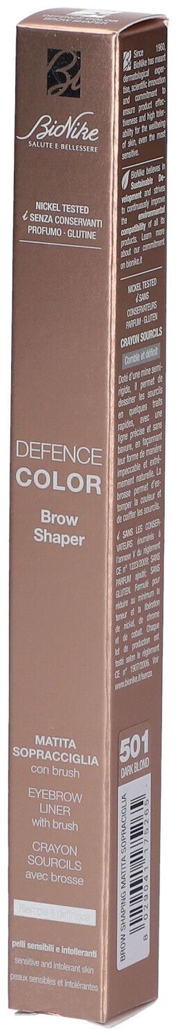 BioNike Defence Color Brow Shaper - Augenbrauenstift 501 Dunkelblond - Stift für Augenbrauen