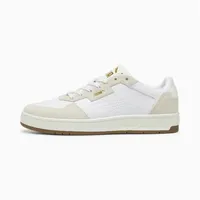Puma Court Classic Lux SD Herren Puma White-Alpine Snow-Puma Gold 44