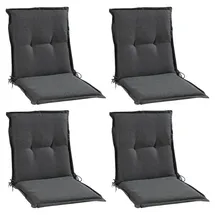GO-DE Polsterauflage 50 x 100 cm grau 4 St.