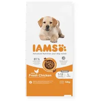 Iams Welpenfutter Huhn 2 x 12 kg