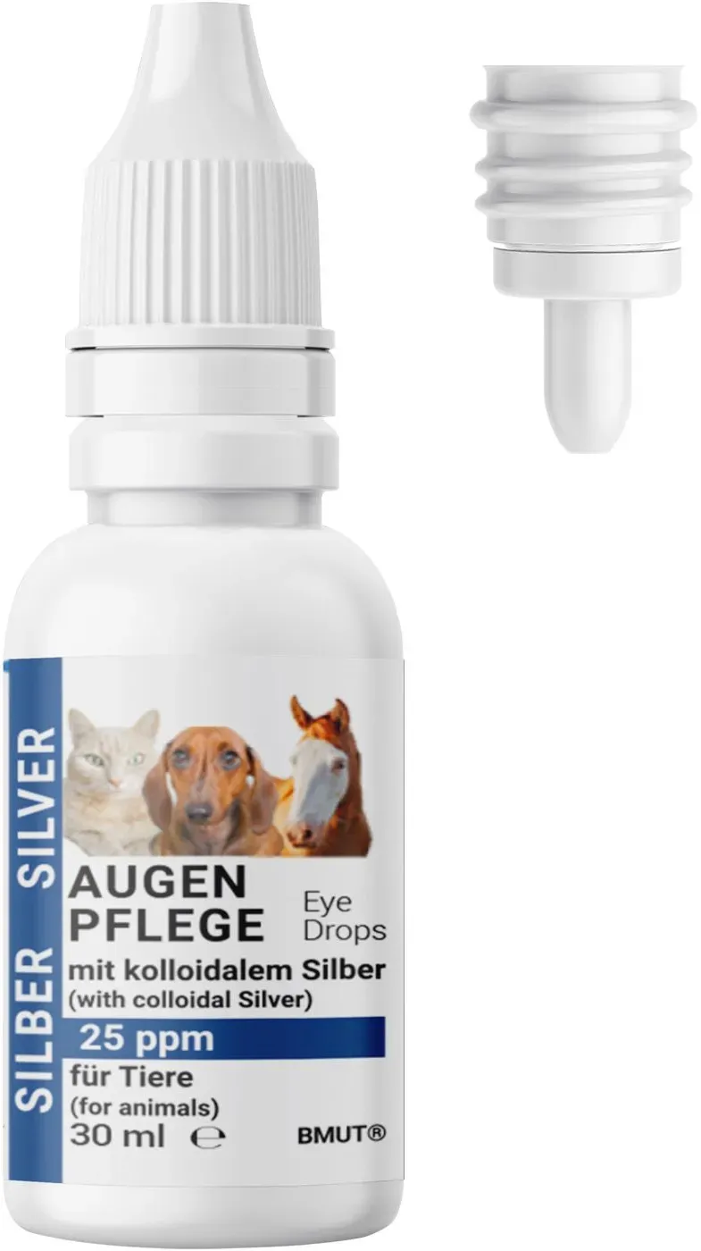 Bmut Augentropfen für Hunde & Katzen mit kolloidalem Silber 30 ml