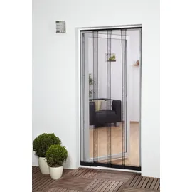 Hecht Lamellenvorhang 100 x 220 cm Anthrazit