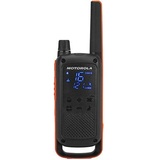 Motorola Talkabout T82 Quad Case Funkgeräte schwarz/orange