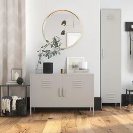 dorel home furnishings Schrank mit 2 Türen 0 x 0 x 0 cm grau / grau matt