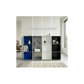 Floordirekt Metallregal 75 x 40 x 120 cm Schwarz