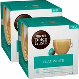 Nescafé DOLCE GUSTO Flat White Milchkaffee Milch Kaffee KaffeeKAPSEL 32 KAPSELN