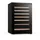 Klarstein Bevora Weinkühlschrank 48 Flaschen – Freistehender Weinkühlschrank, Touch-bedienfeld 4–18 °c, Uv-glastür, Led-beleuchtung, Holzablagen
