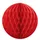 Partydeco Wabenball rot 10 cm