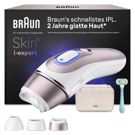 Braun Smart IPL Geräte Haarentfernung Skin i·expert 7, PL7311, Weiß/Rosegold