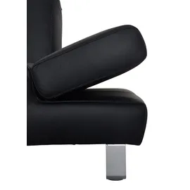 W.Schillig Couch Leder 2-Sitzer Braun