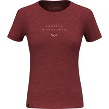 Salewa Damen Eagle Eitd AM T-Shirt (Größe S, rot)