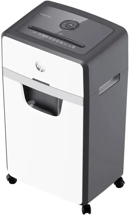 HP 2808 Aktenvernichter Mikrogeschnittene Zerkleinerung 65 dB 22 cm Weiß, Schwarz