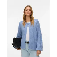 Vero Moda VMSHELL LS O-NECK ONEBUTTON CARDIGAN BOO Blau XS