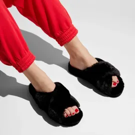 FLIP*FLOP Damen Flip Flop Hausschuhe Flip Flop Cross schwarz 42 EU - 42