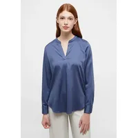 Eterna Damen Satin Shirt LOOSE FIT indigo 46_D_1/1