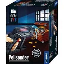 Die Drei ??? Peilsender von KOSMOS, Finde das Geheimversteck mit unsichtbarem Ultraschall, Detektor mit LED-Skala zeigt Richtung und Entfernung an, Detektiv Spielzeug Set für Kinder ab 8 Jahre