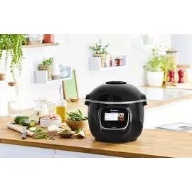 Moulinex Cookeo Touch Multicooker, intelligent, Hochdruck Touch Connect WiFi Schwarz