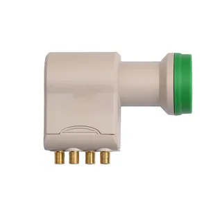 Humax Green Power Quattro-LNB, Stromspar-LNB, Satelliten universal LNB für Multischalter, Wetterschutz, LTE Filter