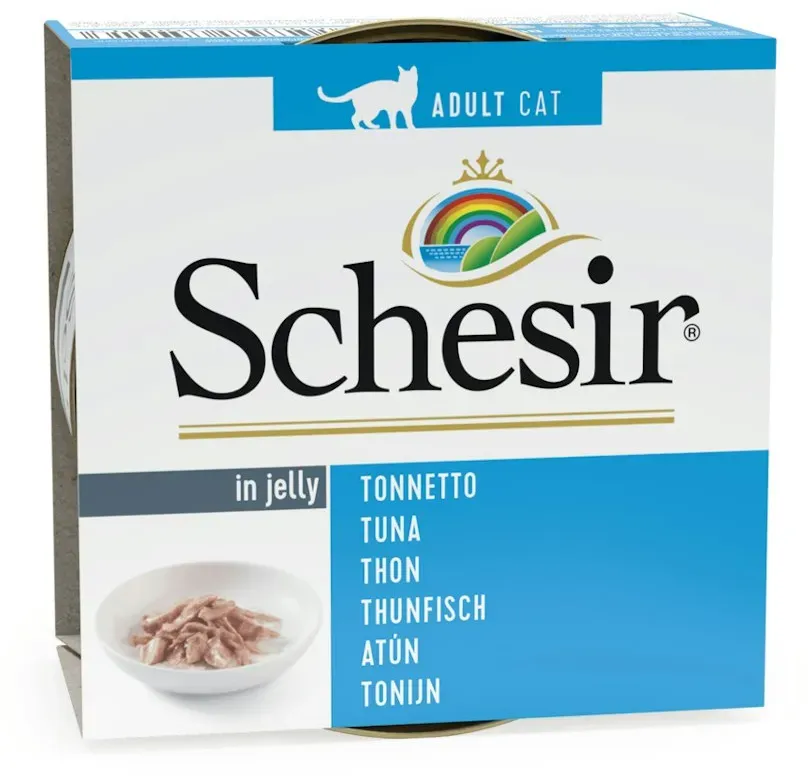 Schesir 24 x 85g Dose Katzennassfutter Jelly - Thunfisch