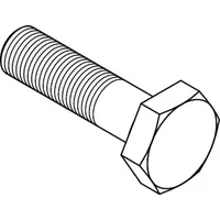 Industrial Quality Supplies EN 14399-4 Sechskant-Passschraube, 10.9 -P- M20x90