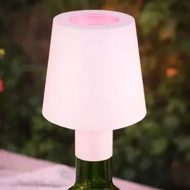 GLOBO Flaschenleuchte Weiß