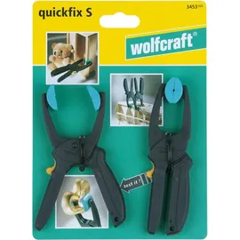 WOLFCRAFT Ratschenzwinge MINI 3453000 I Für das Arbeiten mit dosierbarer Spannkraft – ideal für Haushalt und Bastelprojekte