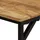 vidaXL Esstisch 160 x 80 x 75 cm braun
