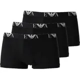 Emporio Armani Herren Shorts Vorteilspack - Trunks, Pants, Unterwäsche, Stretch Cotton schwarz M