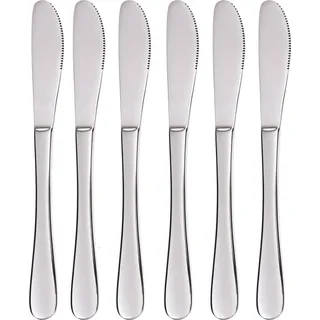 GRÄWE Kindermesser / Dessertmesser, 6 Stück, ohne Dekor