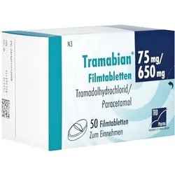 Tramabian 75 Mg/650 mg Filmtabletten 50 St