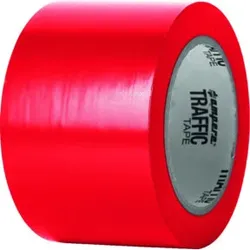 A.M.P.E.R.E. Traffic Tape Standard 0,15 mm Dicke 75mm x 33m Rot