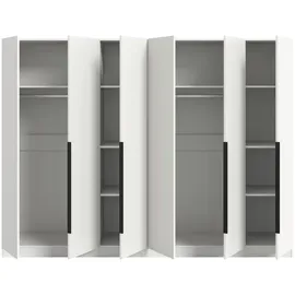 Möbel Boss Kleiderschrank KOPENHAGEN 240 x 181 x 52 cm Weiß