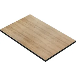 2er-Set Bistro Tischplatte | Eiche | B:T 130 x 80 cm | Gastro Tischplatte