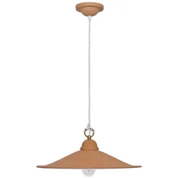Pendelleuchte, 1 x E27/60W Keramik Terra Cotta