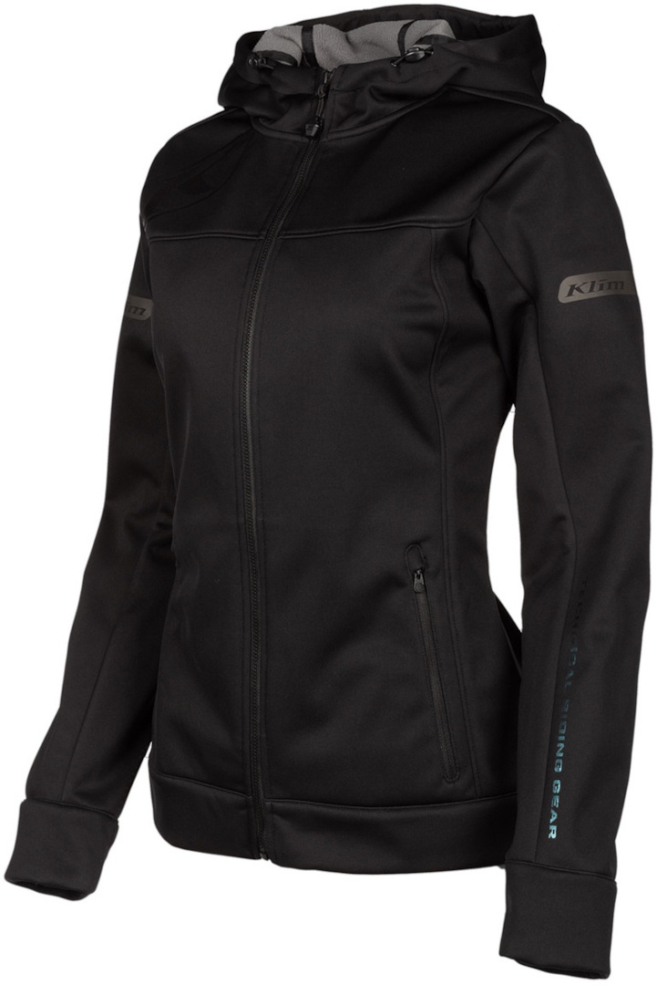 Klim Evolution Jugend Mädchen Zip Hoodie, schwarz, Größe XL