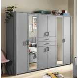 WIMEX Drehtürenschrank Düsseldorf 270 x 208 x 58 cm Saharagrau