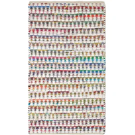 Homescapes Flickenteppich geometrisch gemustert 90/150 cm,