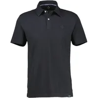 Lerros Poloshirt Basic Poloshirt mit Brusttasche, unifarben schwarz S (52)